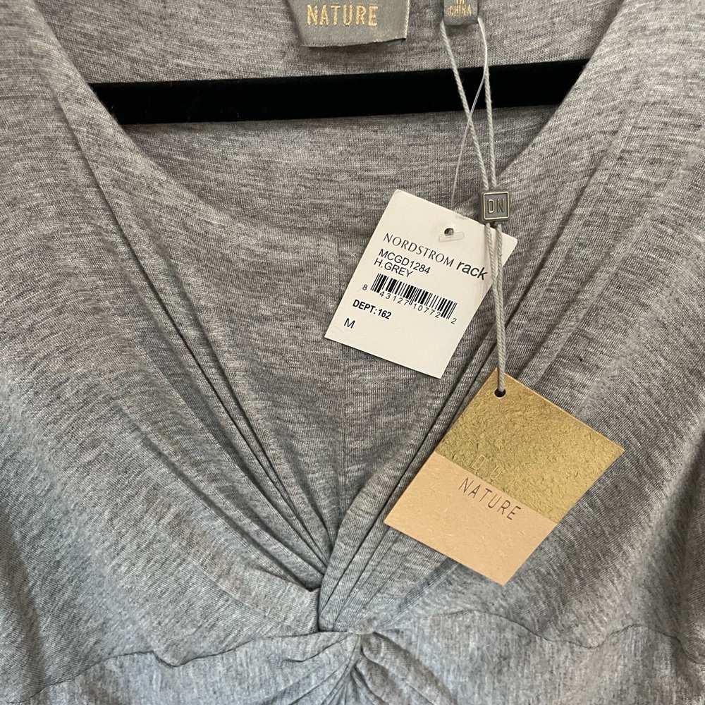 New With Tags M Grey Dress